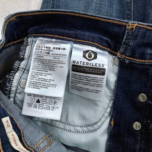 Levi's NWT 311 Shaping Skinny Ankle Jeans Women 00/24 - Picture 10 of 12